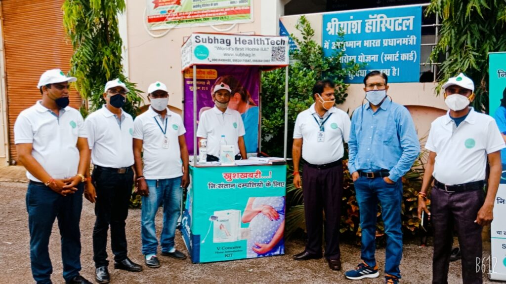 subhag healthtech v conceive home insemination kit campaign in chhatisgarh
