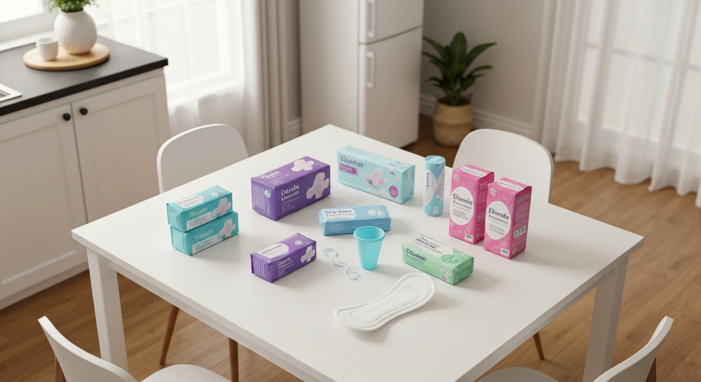 Different menstrual products India