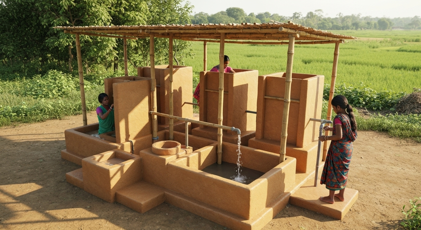 DIY water sanitation rural India