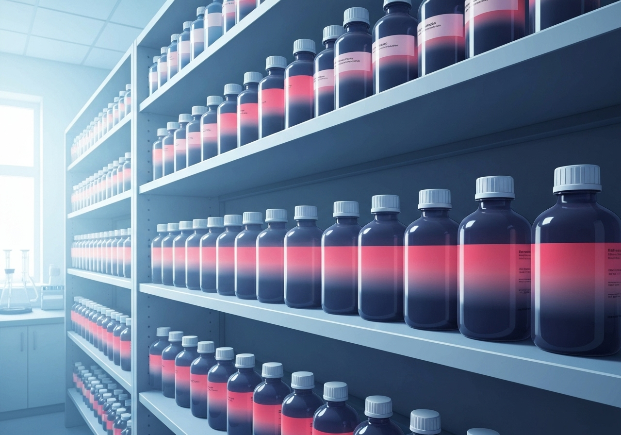 Commercial gradient media bottles