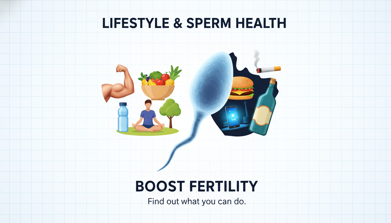 lifestyle can affect sperm health and find out what you can do to boost fertility. Illustration 1