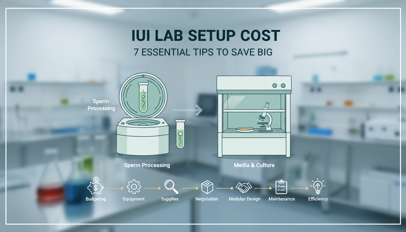IUI Lab Setup Cost - IUI Lab Setup Cost - gynecologist, hospital owner, lab owners, who wish to start iui clicic, iui lab and looking for equipments, include about androwash sperm washing centrifuge machine, smart tube Guide